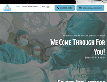 Tablet Screenshot of medcarestaffing.com